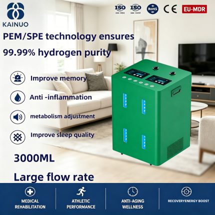 3000 mL/min PEM oxygen hydrogen generator, 99.99% high purity, suitable for household and commercial use