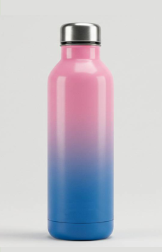 Gradient color thermos cup surface technology